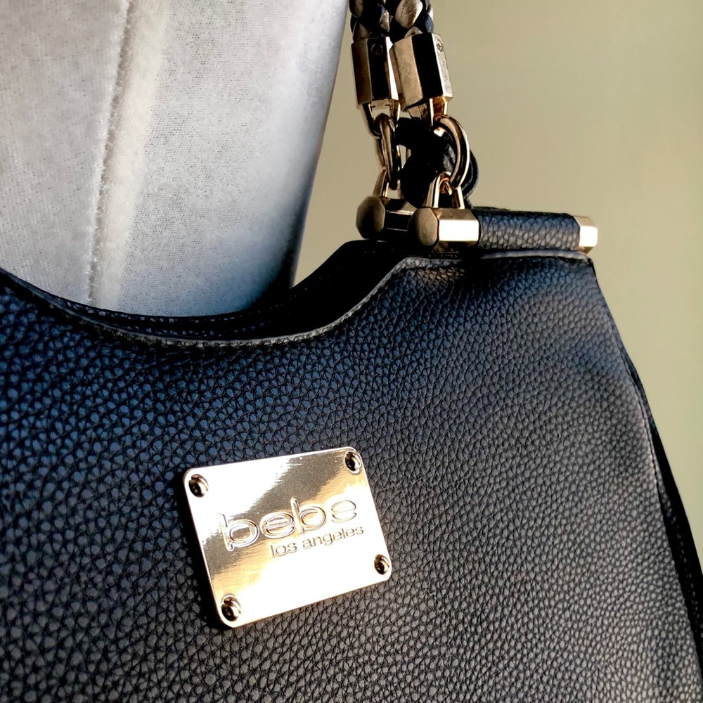 NWT Bebe Gold and Black Bag - Picture 3 of 7